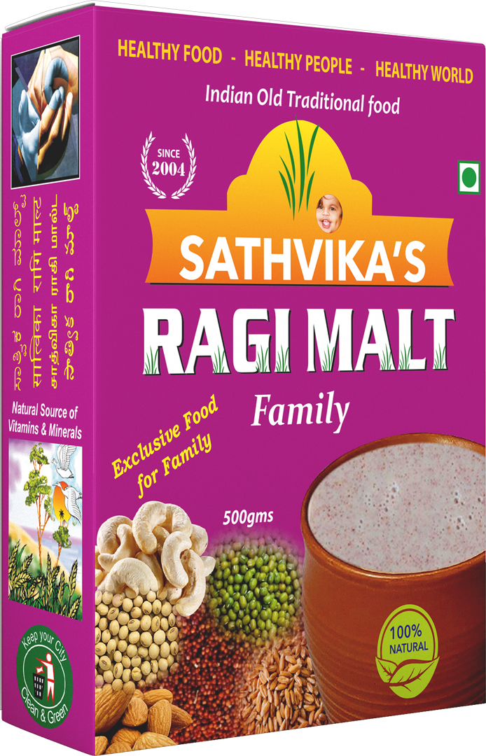 Ragi Malt Family (500 grams) Pack Of 1.